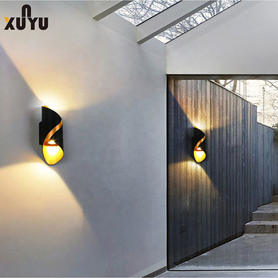 verre extérieur d'aluminium des bougeoirs 6000K de lumière de mur de la cour 10W