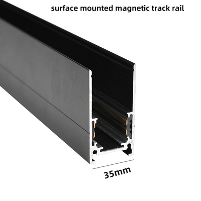La surface 35mm magnétique de système de lumière de voie du ménage 48v 20mm a monté