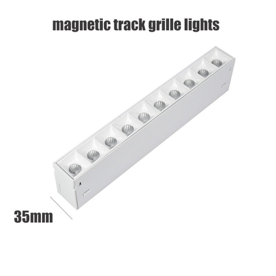 la lumière 8w magnétique 16w 24w de voie de 220v 35mm a mené le projecteur linéaire