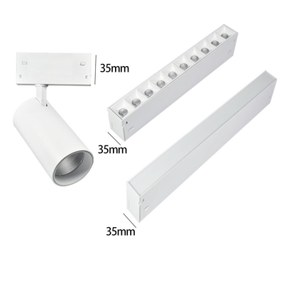 Rail magnétique 3000K/4000K/6000K léger de cheminement d'OEM AC100-265V