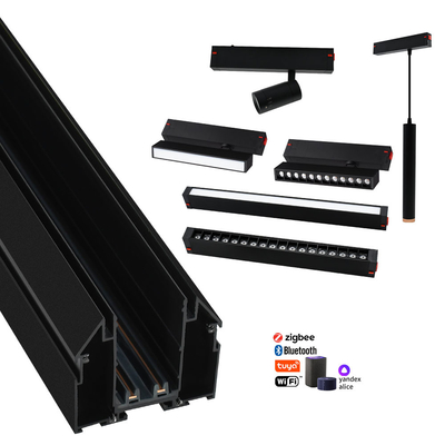 Rail intelligent de voie de plafond de tension du rail DC220v de lumière de voie d'aimant