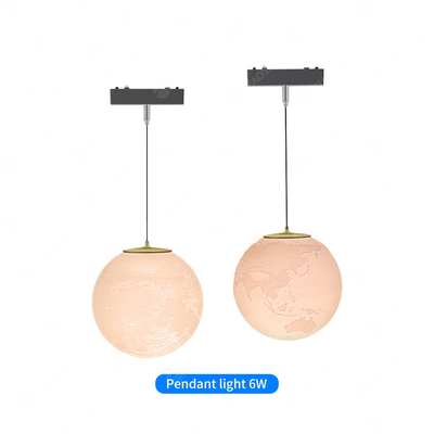 3000K Magnétique lampe à incandescence lustre 6Watt 360° Lune Lustre Terre