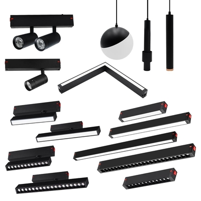 Lumière de piste magnétique intelligente 2.4G Simple Modern LED Surface montée projecteur