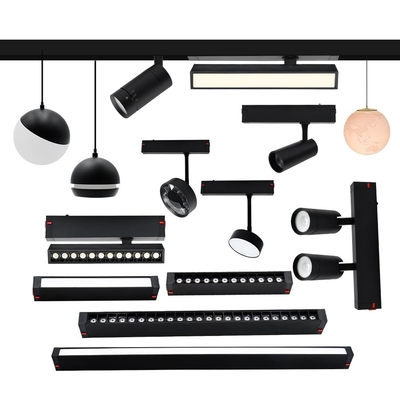 220V aspiration magnétique intelligente sans lumière principale lumière de voie cachée lumière de ligne lumière projecteur