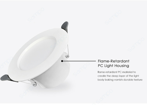 9W 12W LED a enfoncé la place de Downlight 4000K 6000K enfoncée allumant la modification