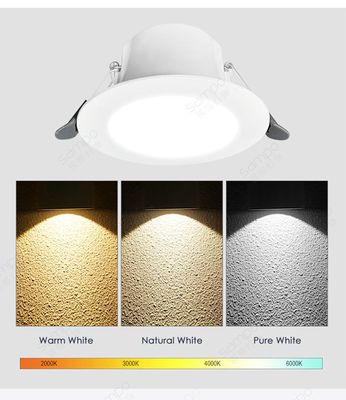 9W 12W LED a enfoncé la place de Downlight 4000K 6000K enfoncée allumant la modification