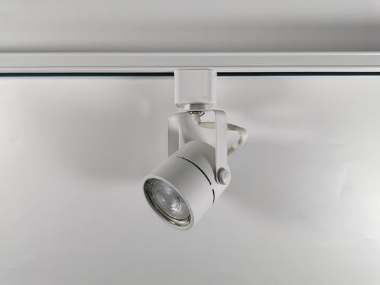 Blanc noir de matériel de fer de logement léger de voie du projecteur Gu10