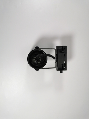 Blanc noir de matériel de fer de logement léger de voie du projecteur Gu10