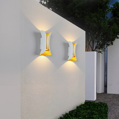 Noir Cri80 6W Ip65 de sable imperméable à travers les lampes de mur menées lumineuses