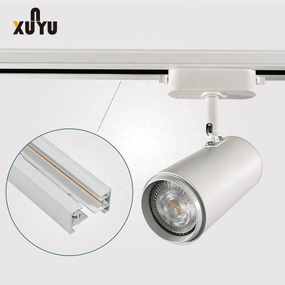 Rail monté extérieur en aluminium de voie de fil des appareils d'éclairage 2 de la voie Gu10