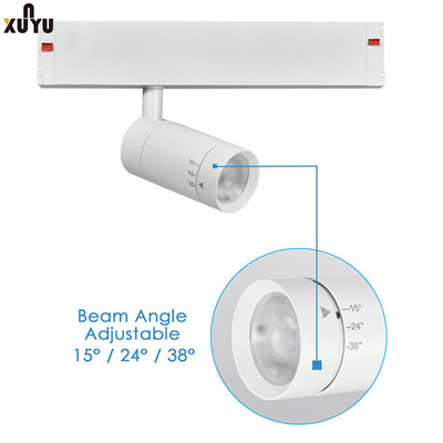 Éclairage magnétique de voie de projecteur de la lumière 7W 9W de voie de 2700K-6000K LED