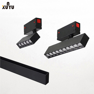 Système mené magnétique linéaire 7W/10W de lumière de voie de pliage noir