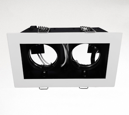 Tête enfoncée de double de logement de Downlight Mr16 LED pour le bureau/entrepôt