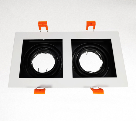L'angle réglable de double logement principal du rectangle Mr16 Downlight a enfoncé