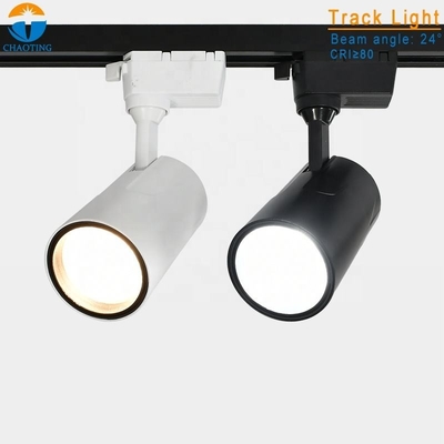 Dissipation thermique rapide extérieure noire en aluminium + en plastique de l'épi 24W de lumière de voie