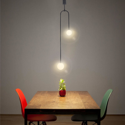 Lumière pendante 90lm/w de double plafond léger pendant de la tête LED 250mm
