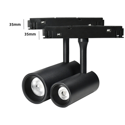 Voie montée 35mm extérieure noire de 48v 20mm allumant la dissipation thermique rapide