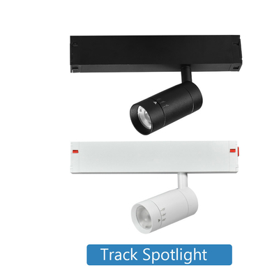 Lumière de piste magnétique de gradation intelligente de la couleur LED aucun éclairage principal de projecteur de la lumière 7w 20w