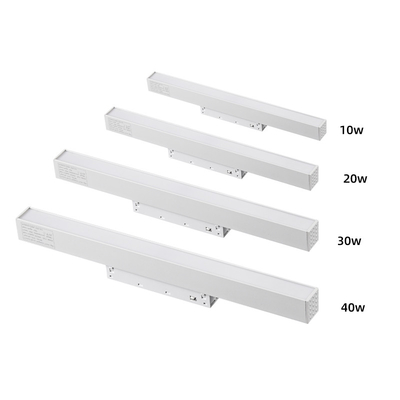Éclairage commercial linéaire blanc de la lumière 10w 20w 30w de voie magnétique de la villa 48V d'hôtel