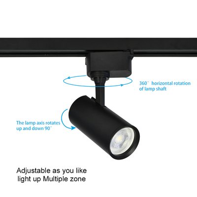Aluminium d'appareil d'éclairage de voie de Shell Replaceable Light Source MR16 du projecteur GU10