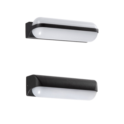 Simple moderne imperméable extérieur de lampe de mur 12w de LED à travers la lampe de mur légère