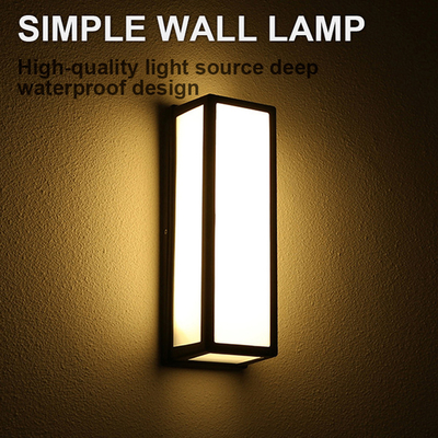 La lampe de mur extérieure de balcon en aluminium extérieur IP65 imperméabilisent