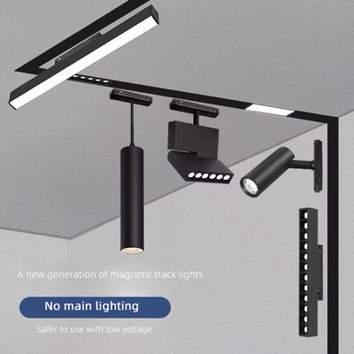 Le gril linéaire incorporé d'épi allume le blanc noir de lumière magnétique de voie de LED 48V