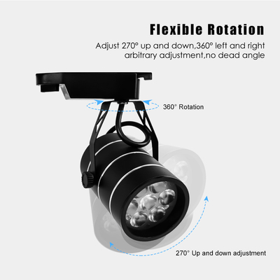 Projecteur lumineux superbe monté enfoncé/extérieur du fond LED de lumière commerciale de voie