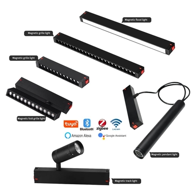 220V haute tension magnétique intelligent de l'obscurcissement et de couleur COB lustre