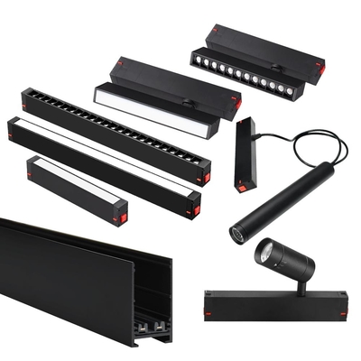 220V haute tension Intelligent Magnétique Light Track Salle de séjour cachée sans lumière principale