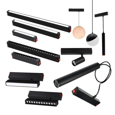 Lumière de piste magnétique en aluminium 10w 20w 3000K projecteur linéaire
