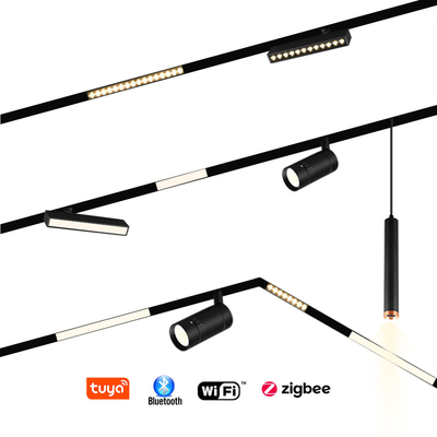 220V haute tension surfaces montées aéronautiques rails en aluminium 3000K lampadaire magnétique projecteur
